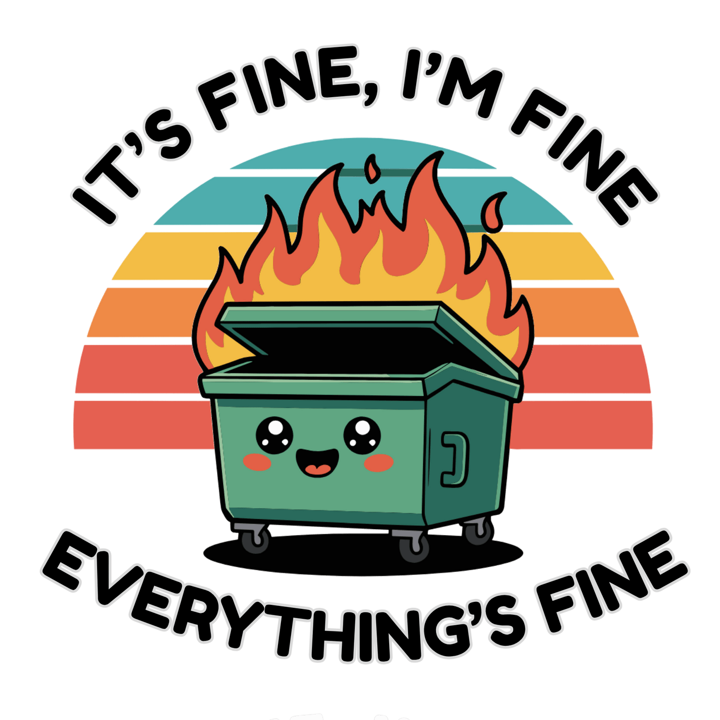 A-1237 ITS FINE DUMPSTER 3.75"W  X 3.75"H