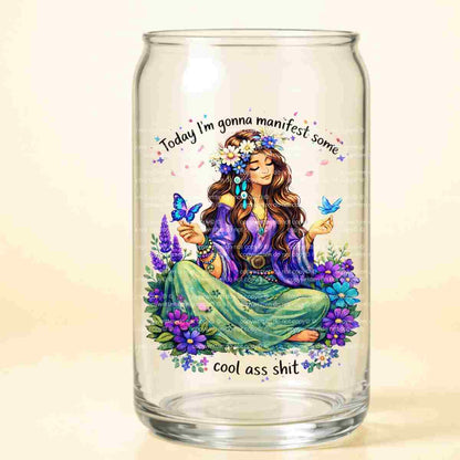 A-1242 MANIFEST GIRL  3.75"w x 4.75"h
