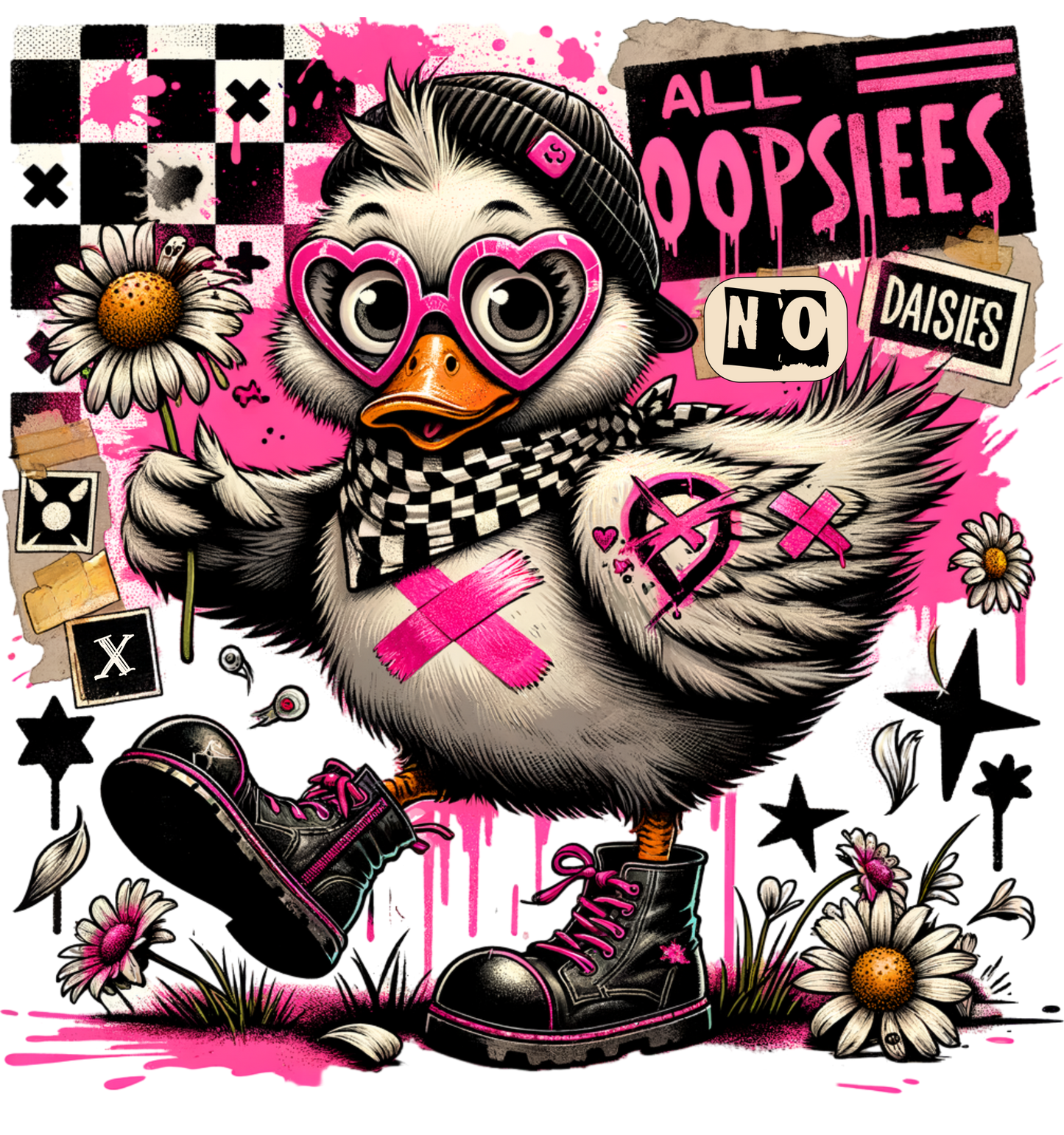 A-1262 OOPSIE DAISY 3.75"w x 3.75"h