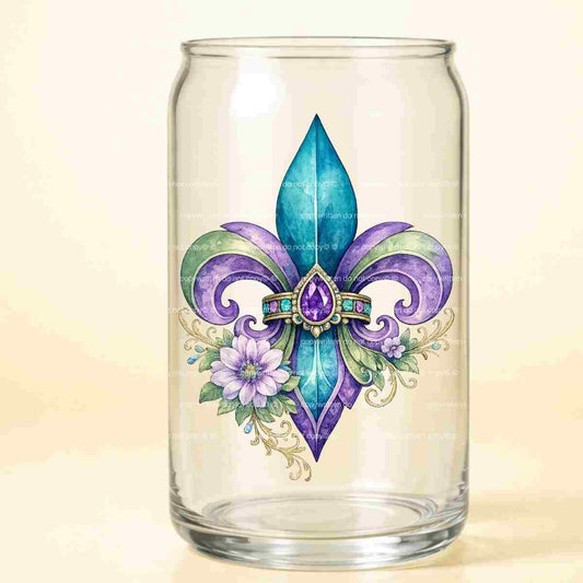 A-1271 FLEUR DE LIS  3.75"w x 4.25"h
