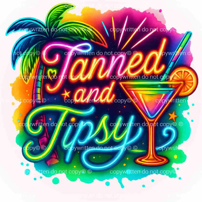 A-1273 TANNED & TIPSY 3.75"w x 4.25"h