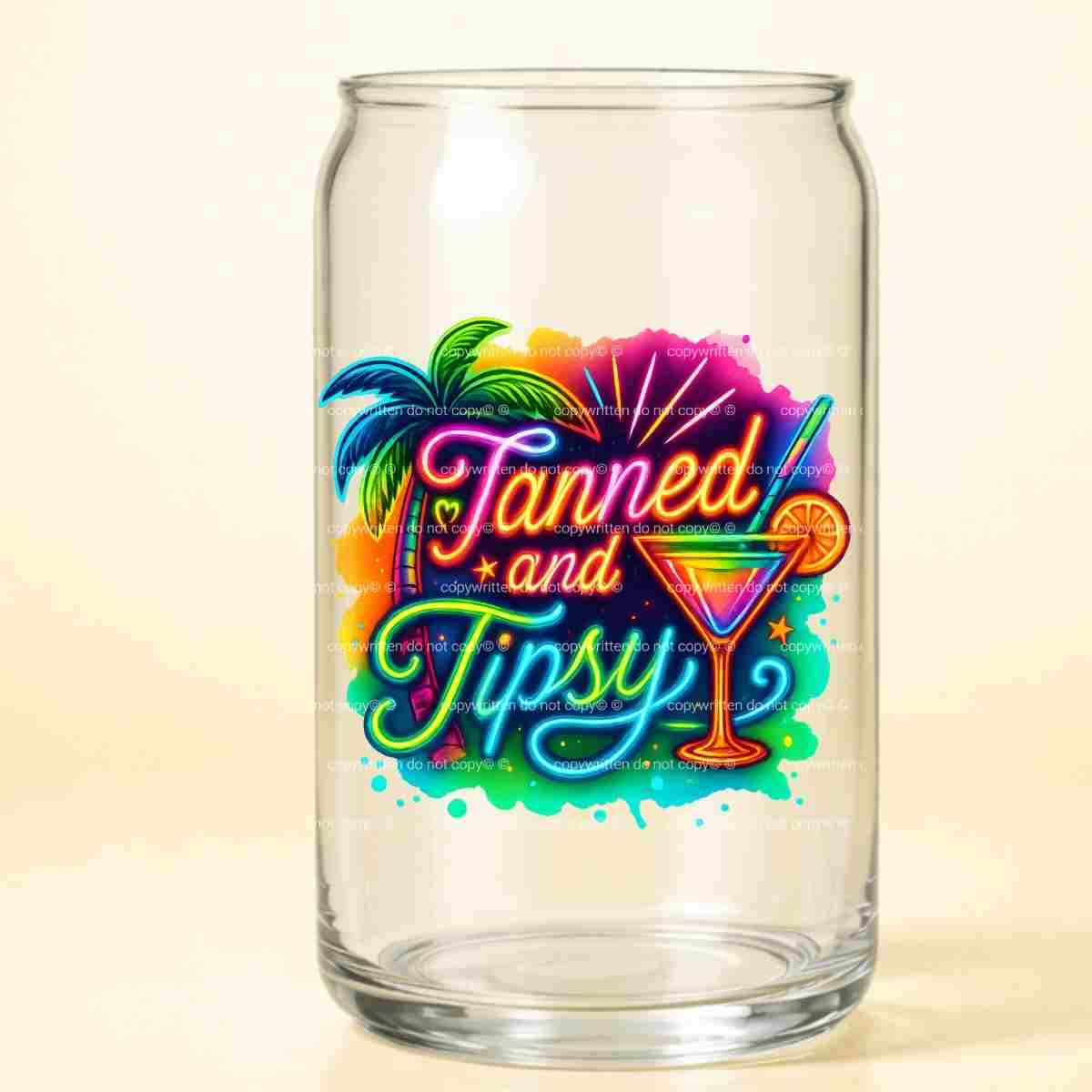 A-1273 TANNED & TIPSY 3.75"w x 4.25"h
