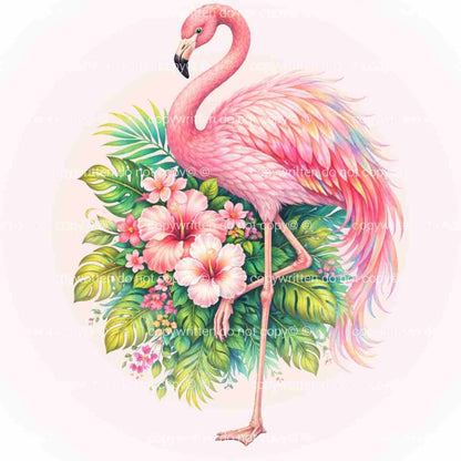 A-1274 FLAMINGO 3.75"w x 4.25"h