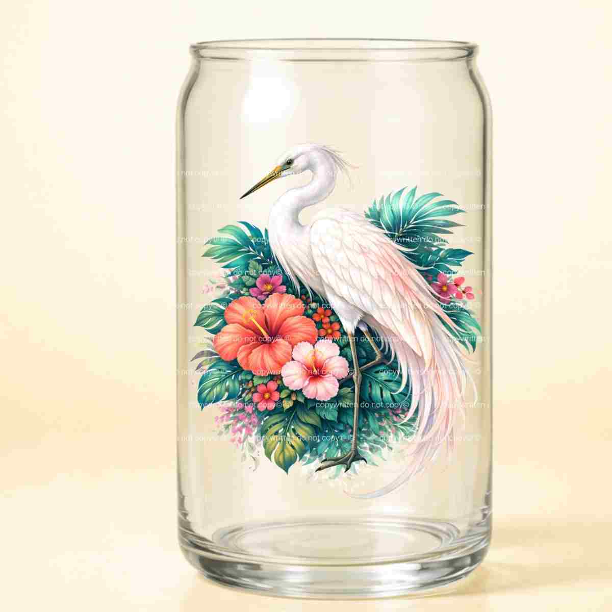 A-1277 EGRET  3.75"w x 4.5"h