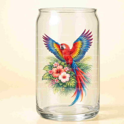 A-1278 MACAW OPEN  3.75"w x 5"h