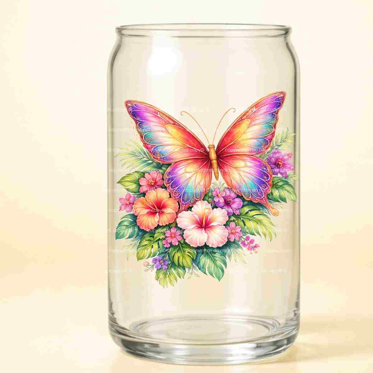 A-1280 TROPICAL BUTTERFLY  3.75"w x 4"h