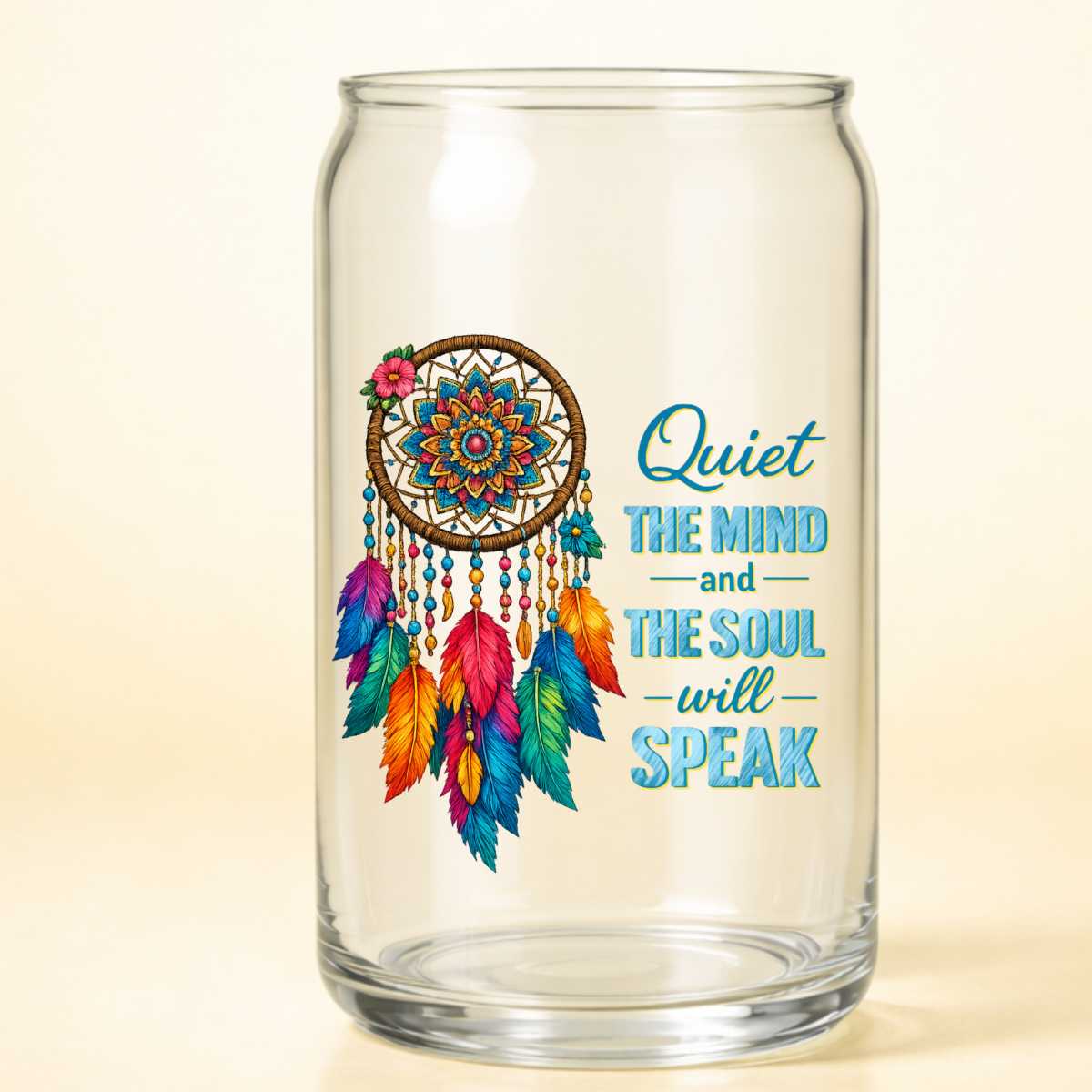 A-1290 quiet dreamcatcher  3.75"w x 4"h