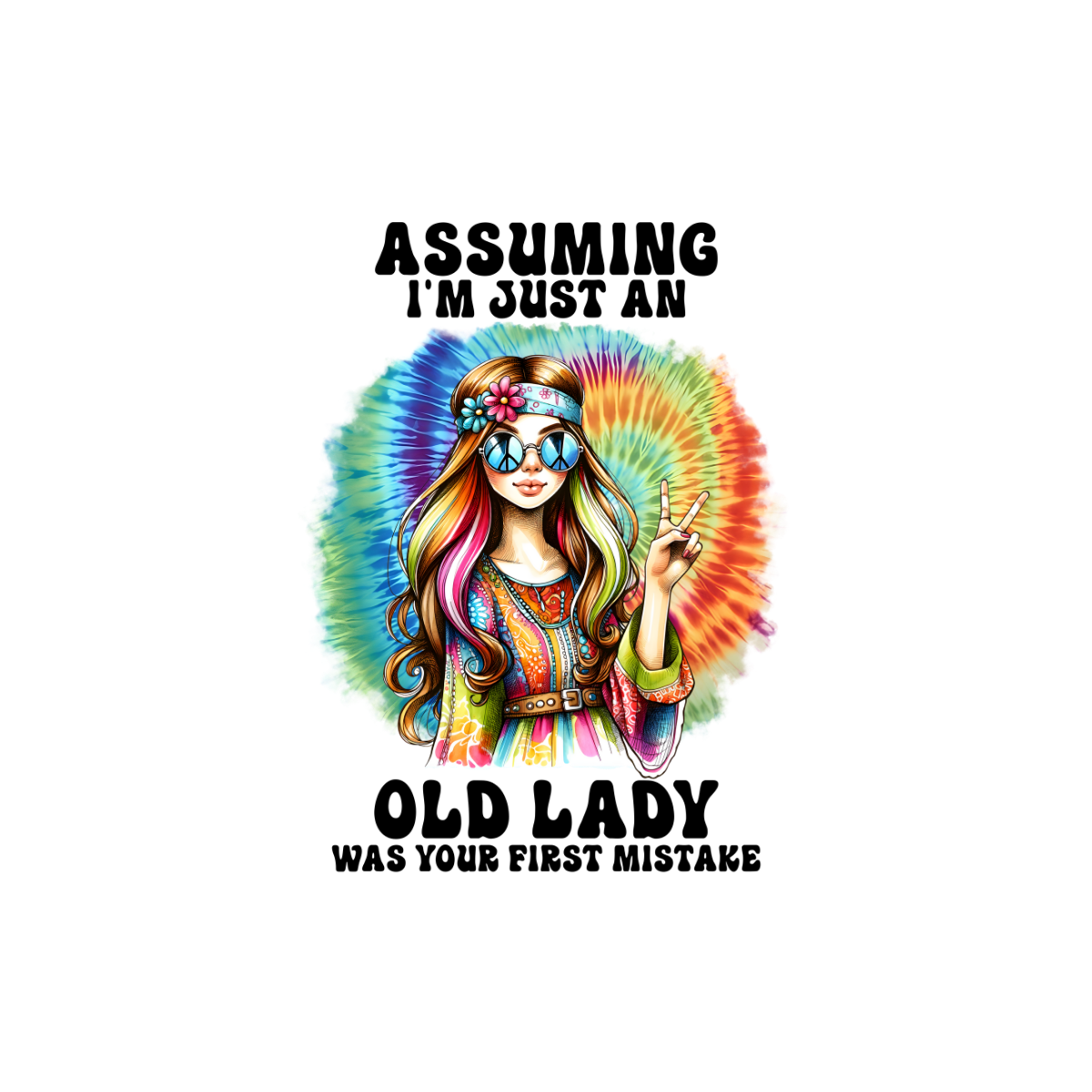 A-1152  BE THE HIPPIE  3.75"W X 3.75"H