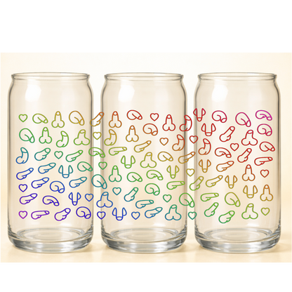 B-1502  RAINBOW PEENS  9"w x 4"h