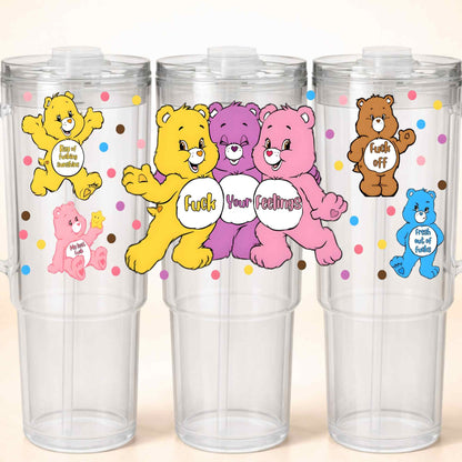 D-1507 SWEAR BEARS 40 OZ WRAP 11"W X 5"H