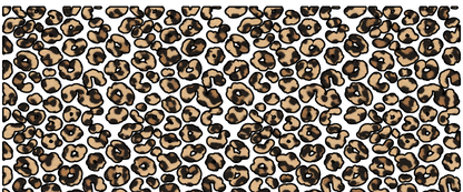 B-1510 brown leopard in leopard  9"w x 4"h