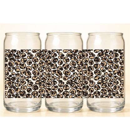 B-1510 brown leopard in leopard  9"w x 4"h