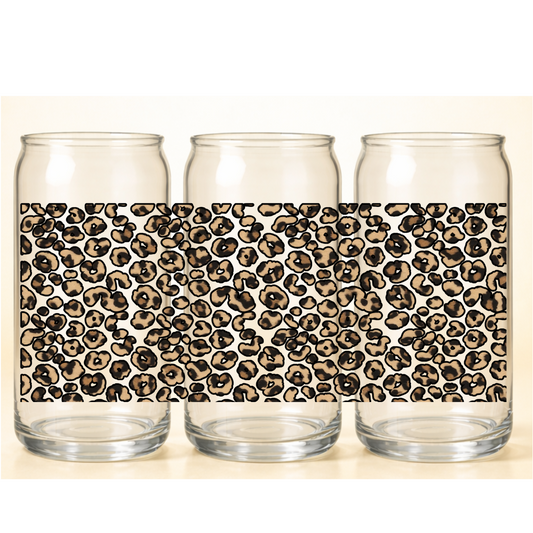 B-1510 brown leopard in leopard  9"w x 4"h