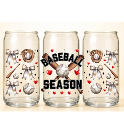 B-1512 Babeball season  9"w x 4"h