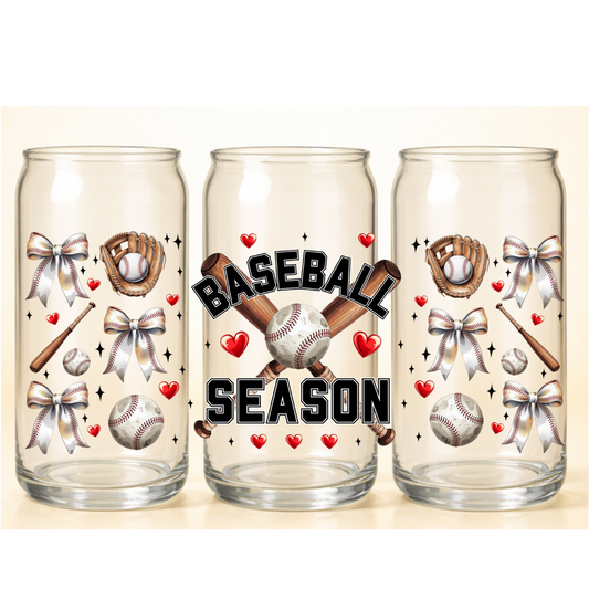 B-1512 Babeball season  9"w x 4"h
