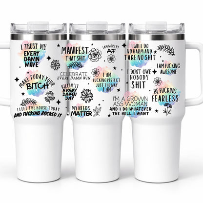 D-1514 CUSS INSPO 40 OZ WRAP 11"W X 5"H