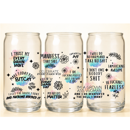 B-1514 CUSS WORD INSPIRATIONS 9"w x 3.25"H