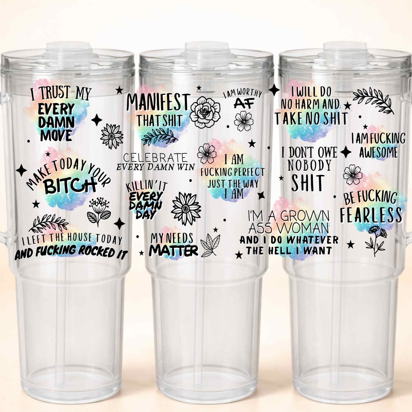 D-1514 CUSS INSPO 40 OZ WRAP 11"W X 5"H