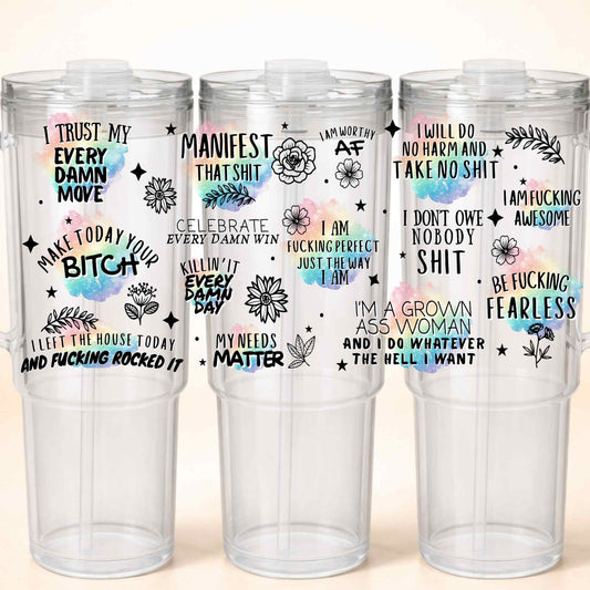 D-1514 CUSS INSPO 40 OZ WRAP 11"W X 5"H