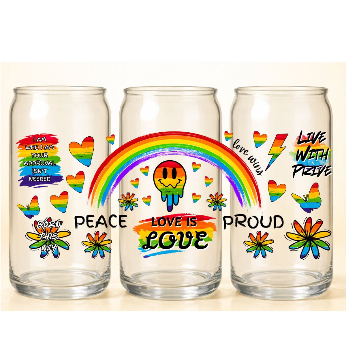 B-1520 PRIDE  9"w x 3.25"H