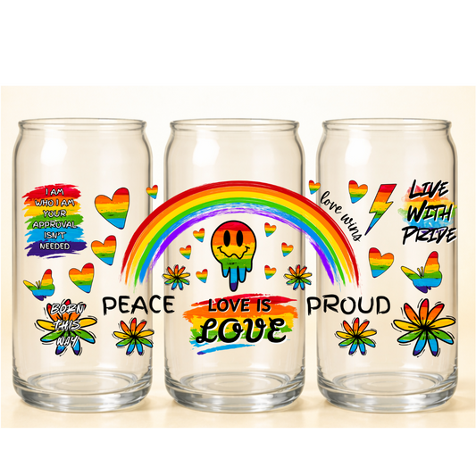 B-1520 PRIDE  9"w x 3.25"H