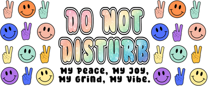 B-1524 DO  NOT DISTURB  9"w x 4"h