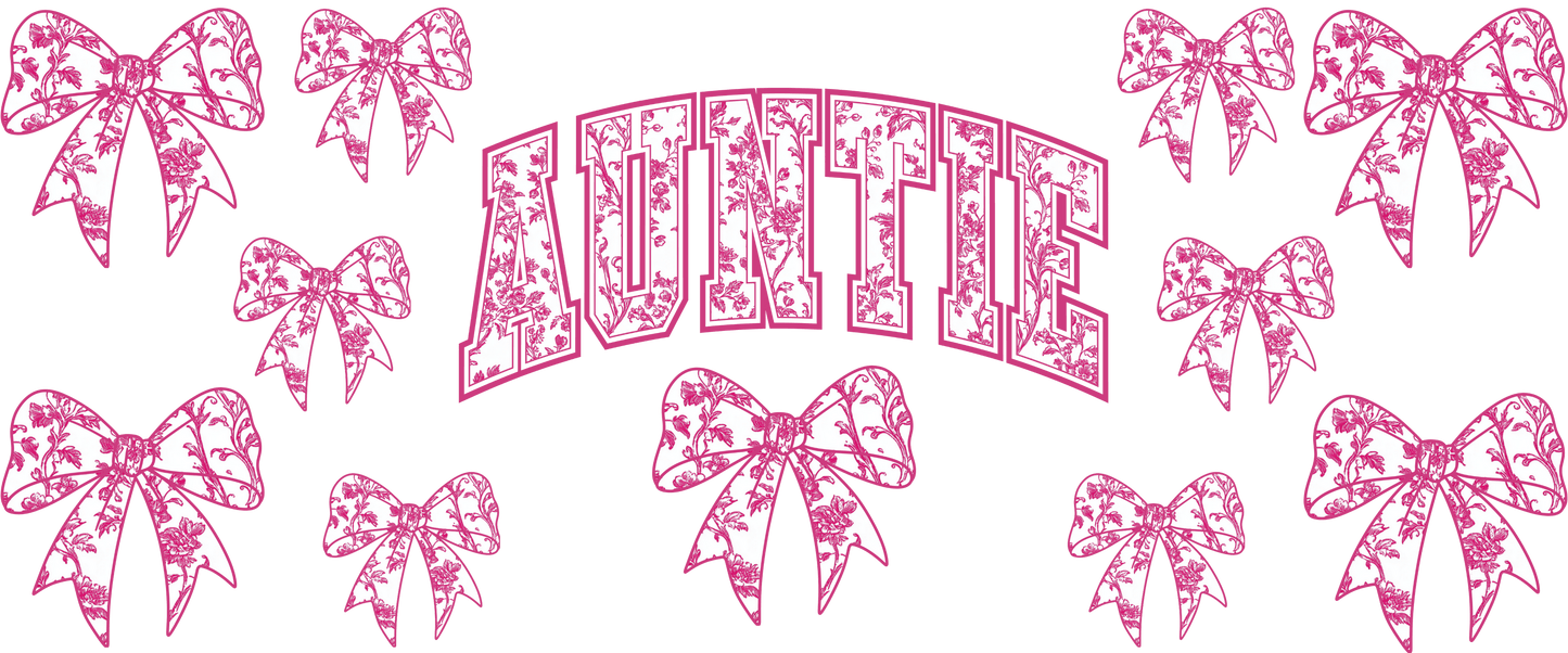 B-1526 AUNTIE  9"w x 4"h