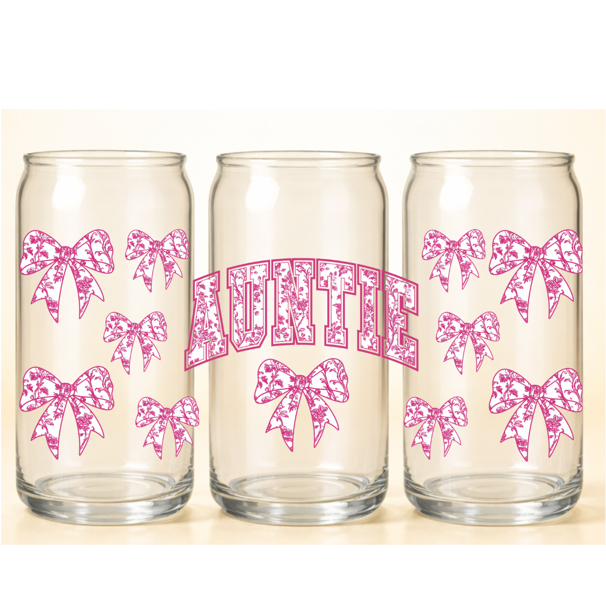 B-1526 AUNTIE  9"w x 4"h