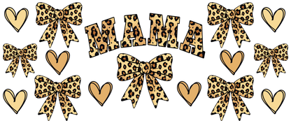 B-1527 LEOPARD MAMA  9"w x 4"h