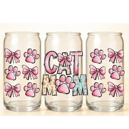 B-1528 CAT MOM  9"w x 4"h