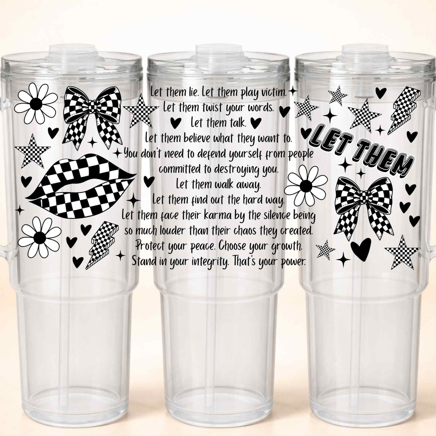 D-1537 LET THEM 40 OZ WRAP 11"W X 5"H