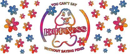 B-1539 HAPPINESS  9"W X 4."H