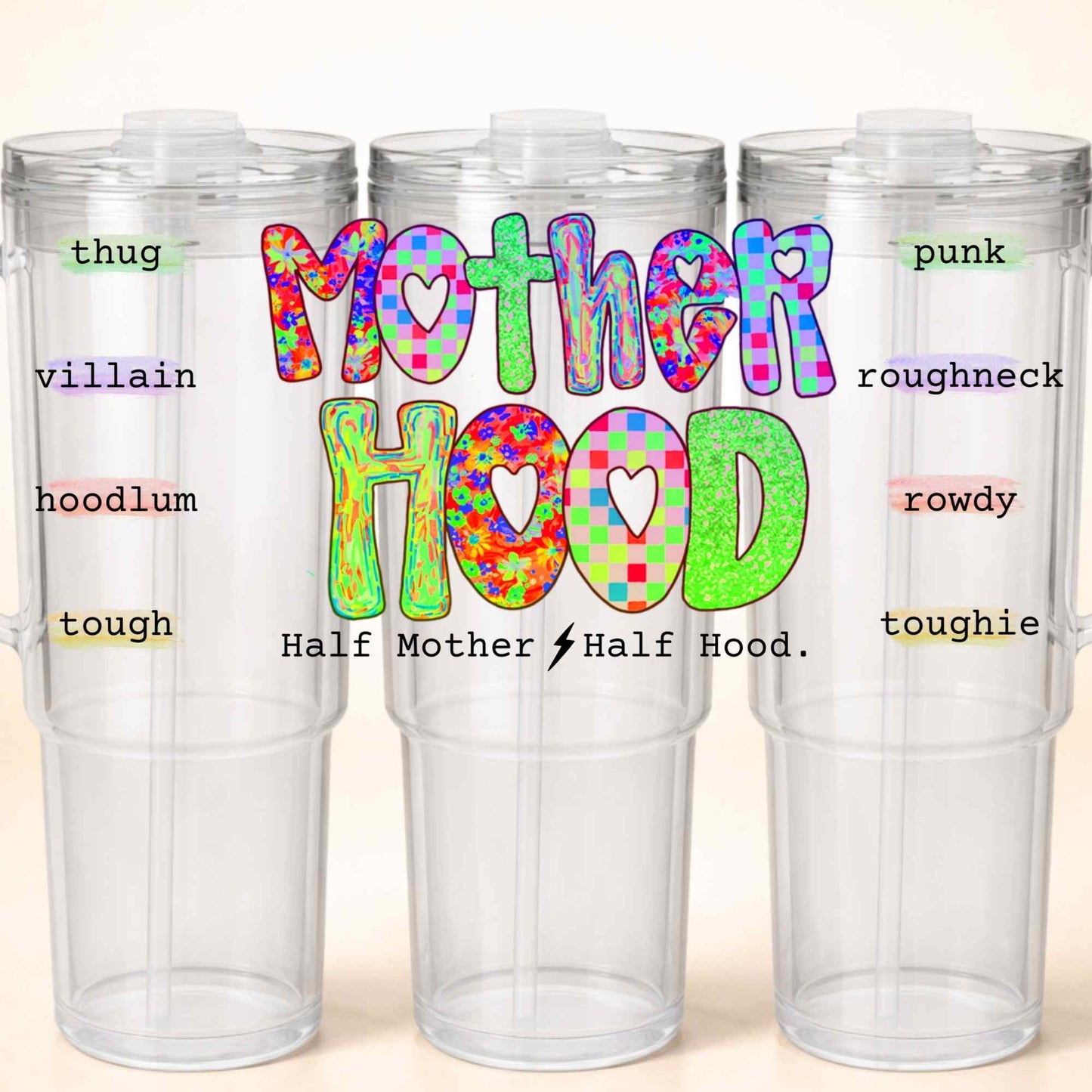 D-1540 MOTHERHOOD 40 OZ WRAP 11"W X 5"H
