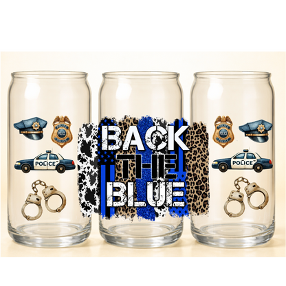 B-1545 BACK BLUE 9.5"w x 4.5"H