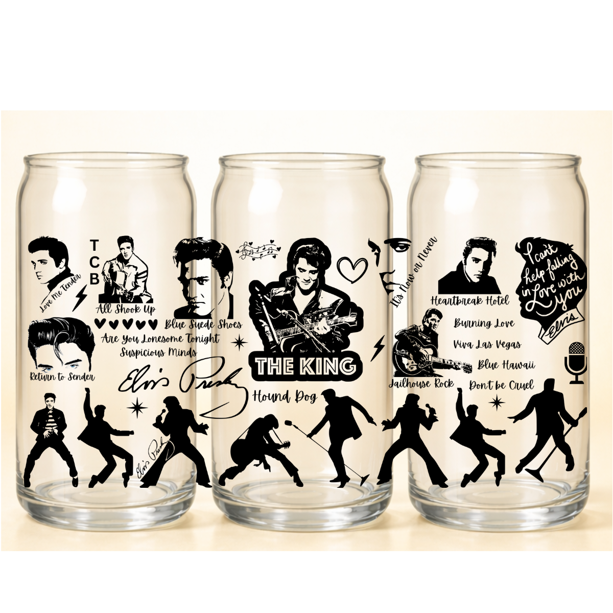 B-1548 ELVIS 9.5"w x 4.5"H