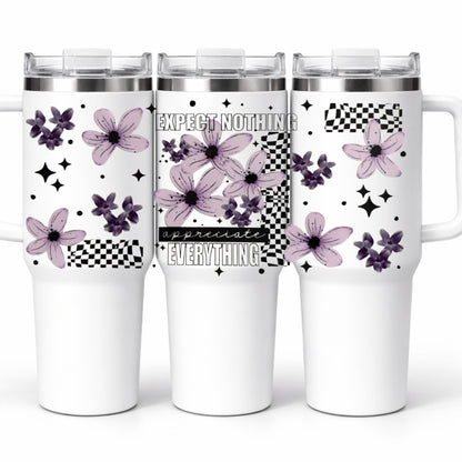 D-1551 EXPECT NOTHING 40 OZ WRAP 11"W X 5"H