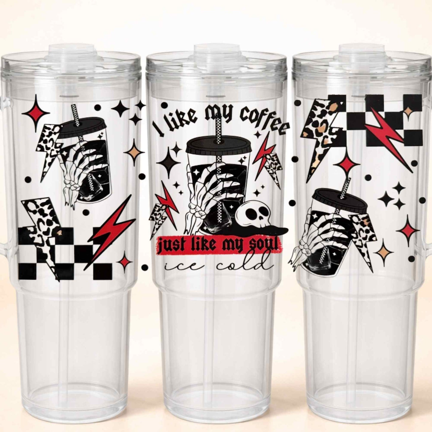 D-1554 COFFEE SOUL 40 OZ WRAP 11"W X 5"H