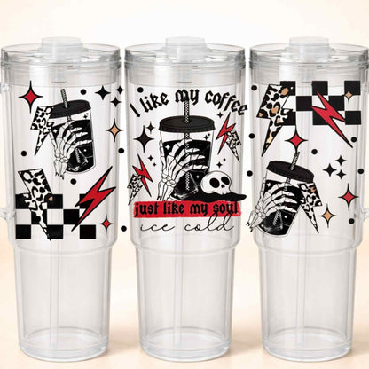 D-1554 COFFEE SOUL 40 OZ WRAP 11"W X 5"H