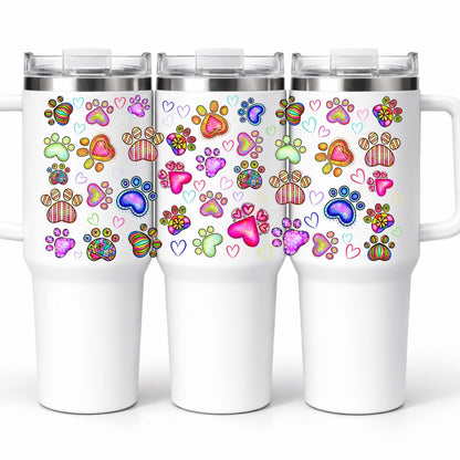 D-1560 DOG PAWS 40 OZ WRAP 11"W X 5"H
