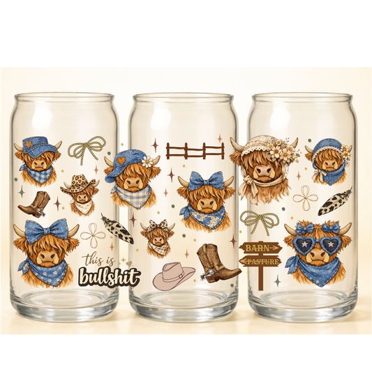 B-1563 BULLSHIT  9.6"w x 4.5"h