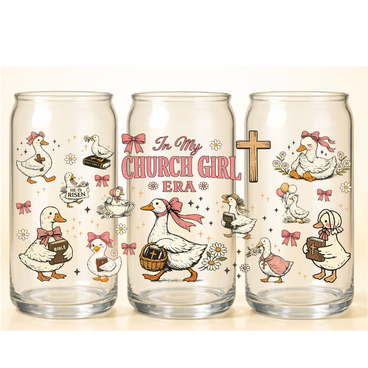 B-1566 CHURCH GIRL ERA 9.6"w x 4.5"h