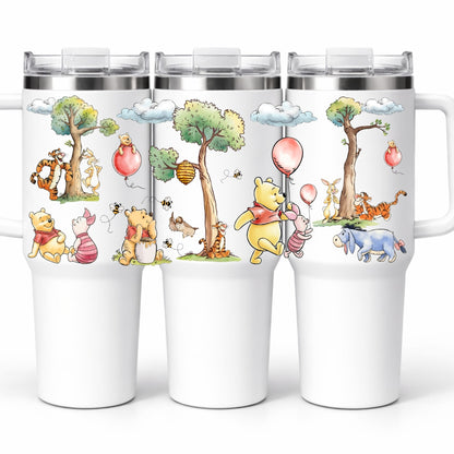 D-1568 POOH FRIENDS 40 OZ WRAP 11"W X 5"H
