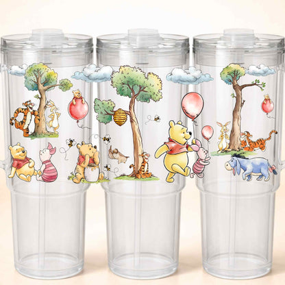 D-1568 POOH FRIENDS 40 OZ WRAP 11"W X 5"H