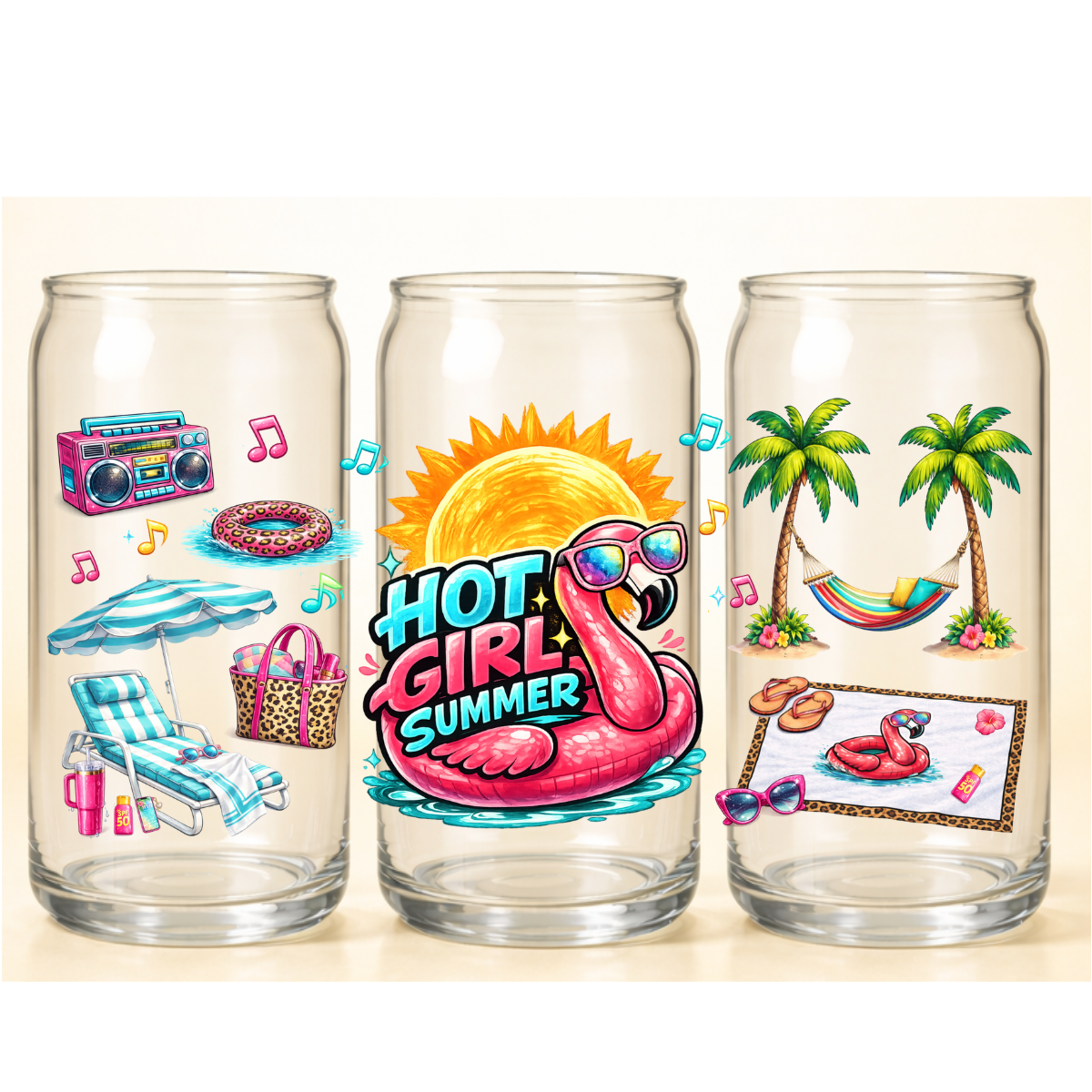 B-1570  HOT GIRL SUMMER 9.6"w x 4.5"h