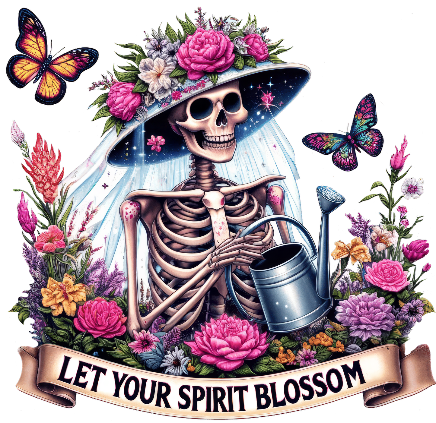 A-1170 SPIRIT BLOSSOM  3.75"W X 3.75"H