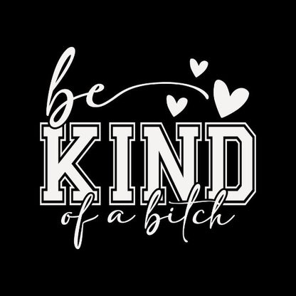 A-1181B  BE KIND WHITE  3.75"w x 3.50"h