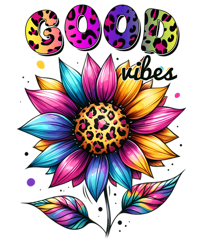 A-1182 GOOD VIBES  3"W X 3.75"H