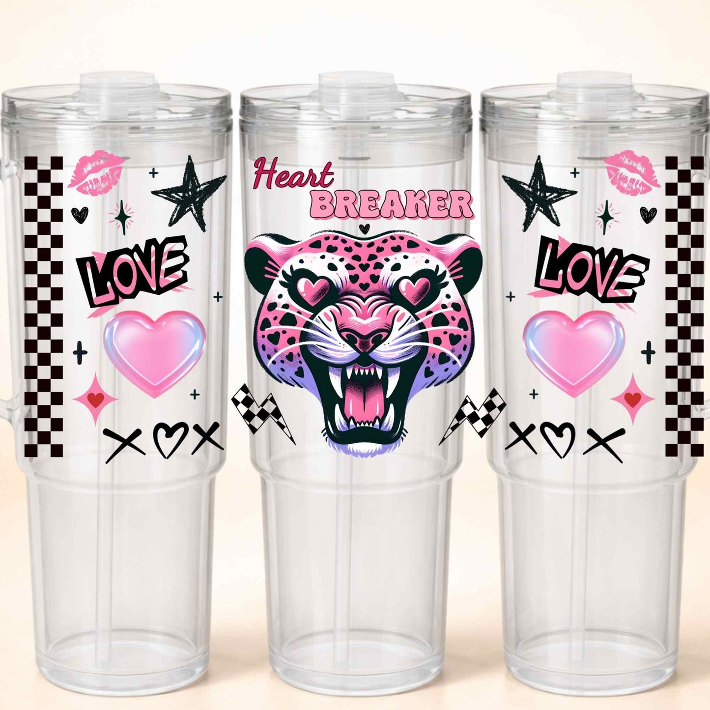 D-20-100 HEART BREAKER 40 OZ WRAP 11"W X 5"H