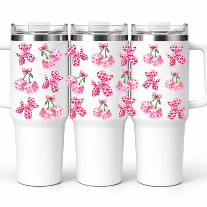 D-20-103 DOGS & DICE 40 OZ WRAP 11"W X 5"H
