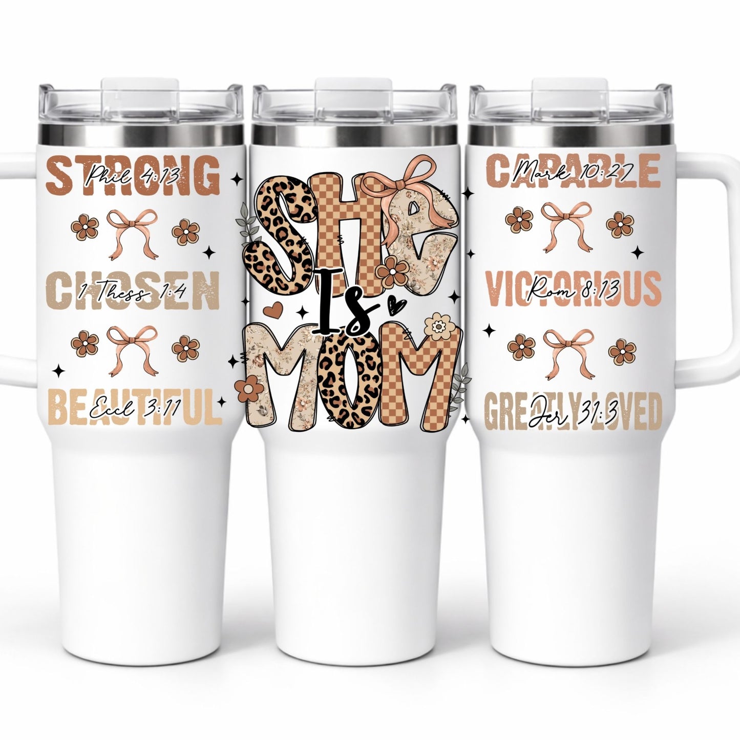 D-30-100 SHE IS MOM 40 OZ WRAP 11"W X 5"H